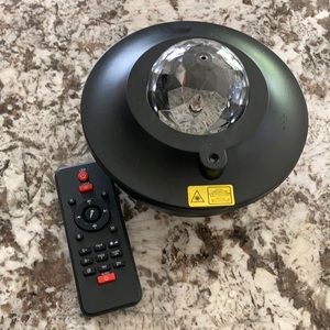 Laser projector with remote control